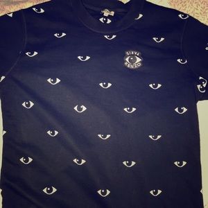 EYES ALL OVER BLACK KENZO SWEATSHIRT